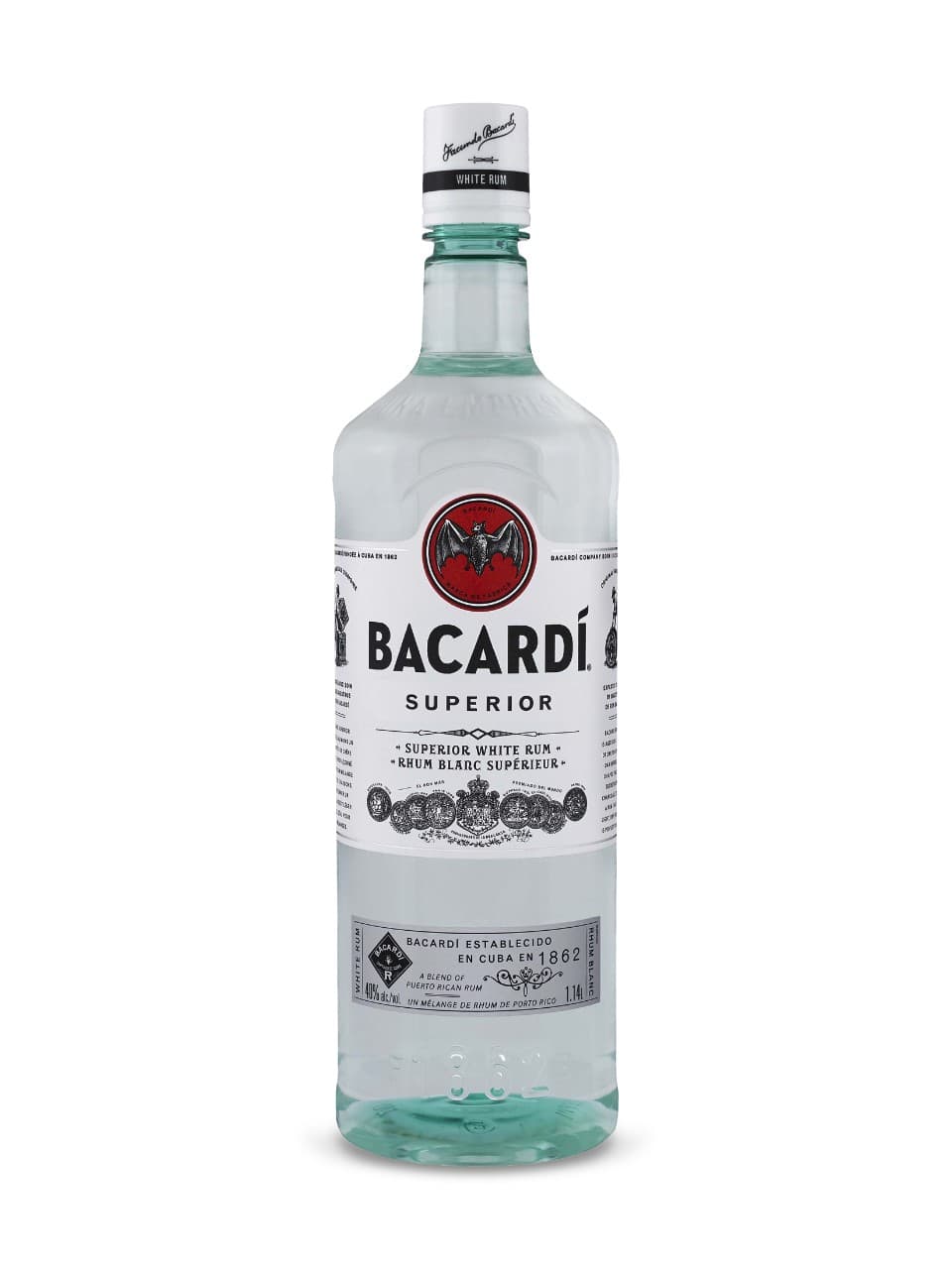 Rhum blanc Superior Bacardi (PET)