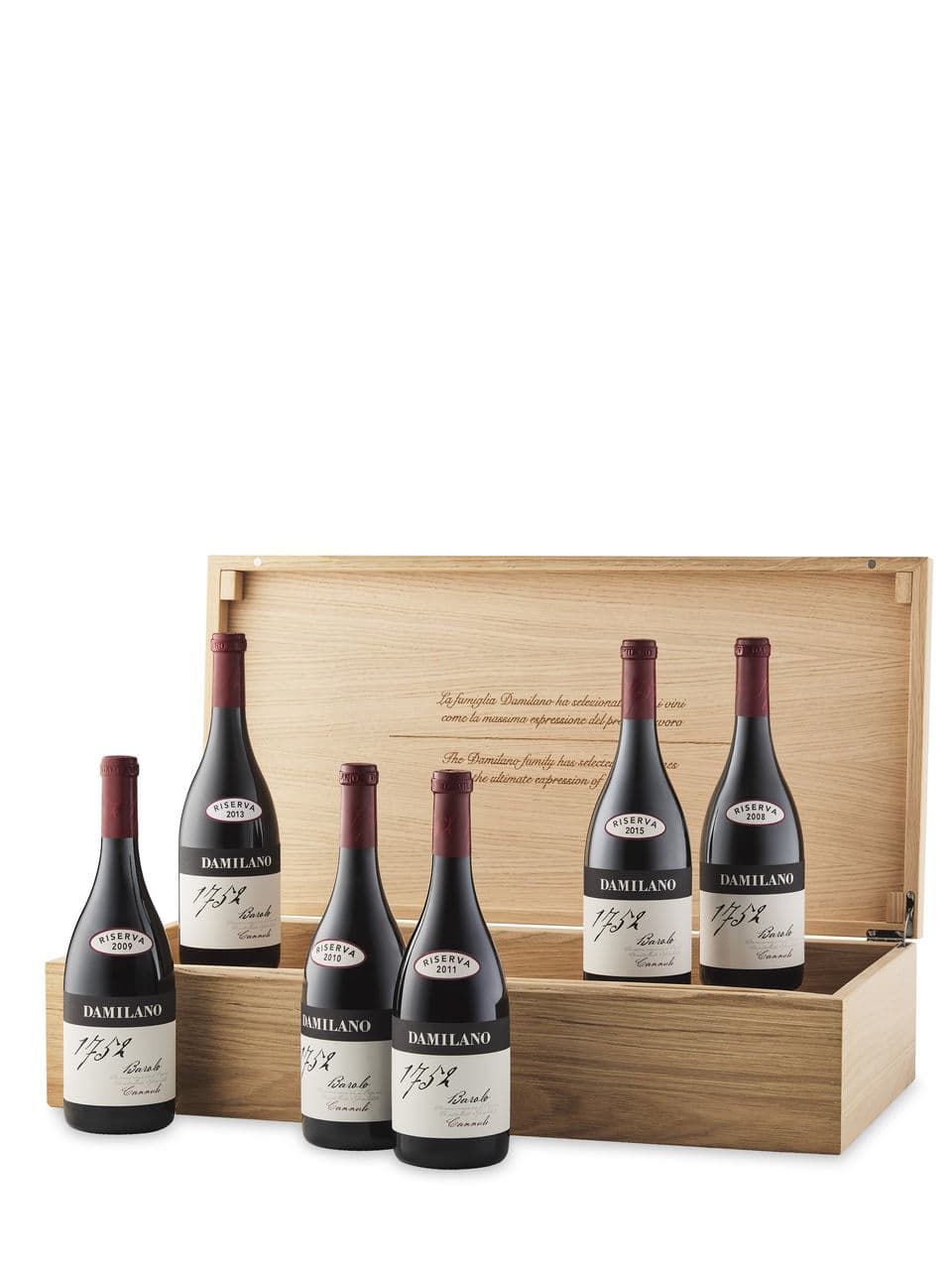 Damilano 1752 Barolo Cannubi Riserva Six-Pack Vertical