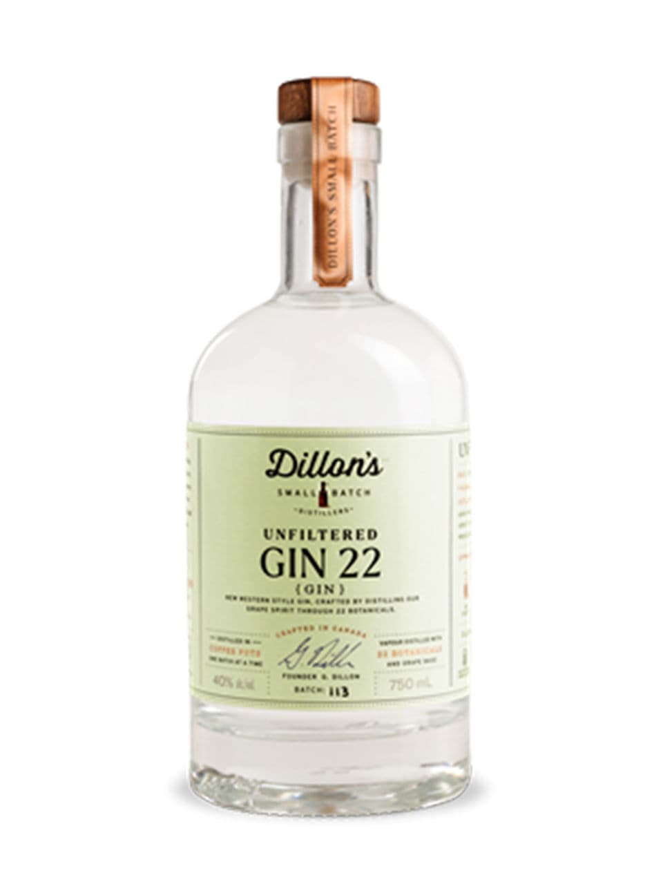 Gin 22 Non filtré Dillon's