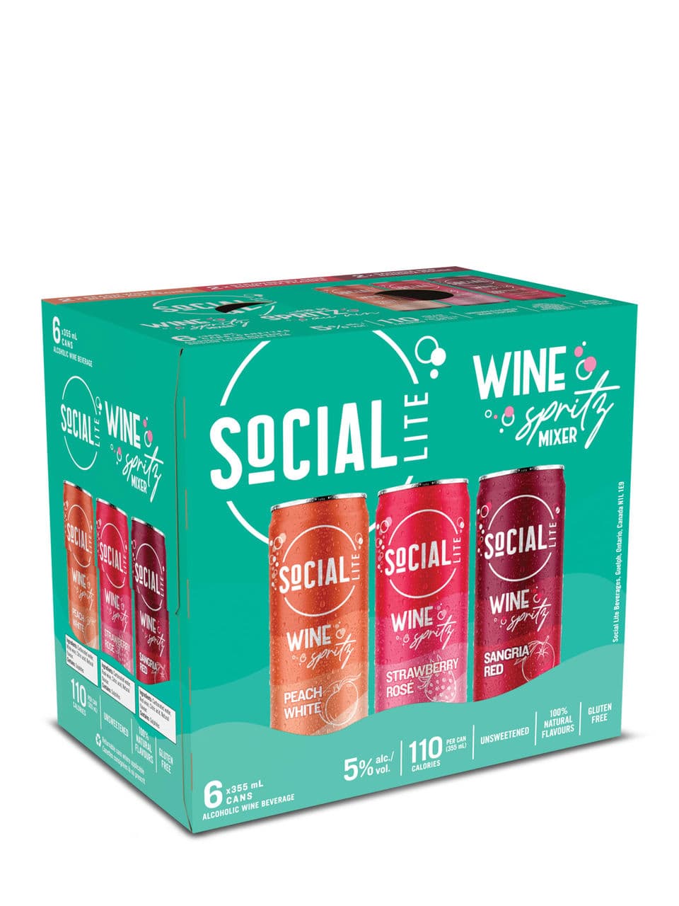 Social Lite Wine Spritz (carton mixte)