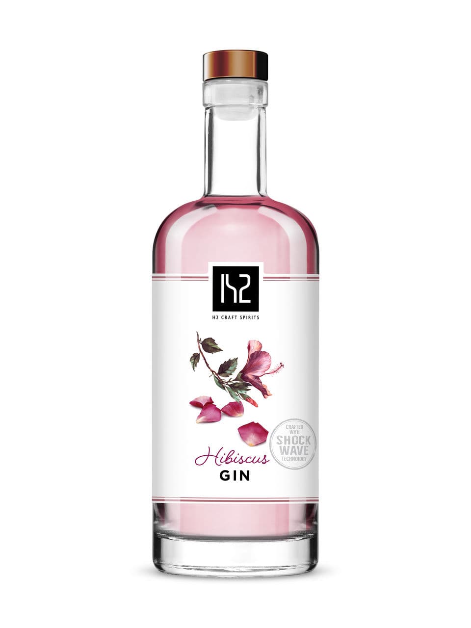 Gin H2 Hibiscus & Pétale de rose