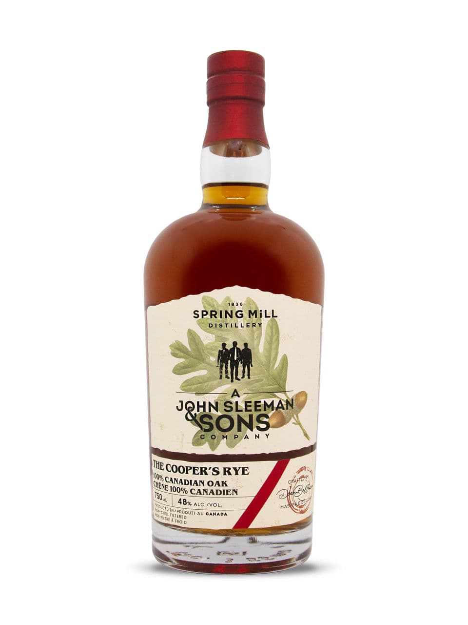 Spring Mill John Sleeman & Sons The Cooper's Rye Canadian White Oak Whisky
