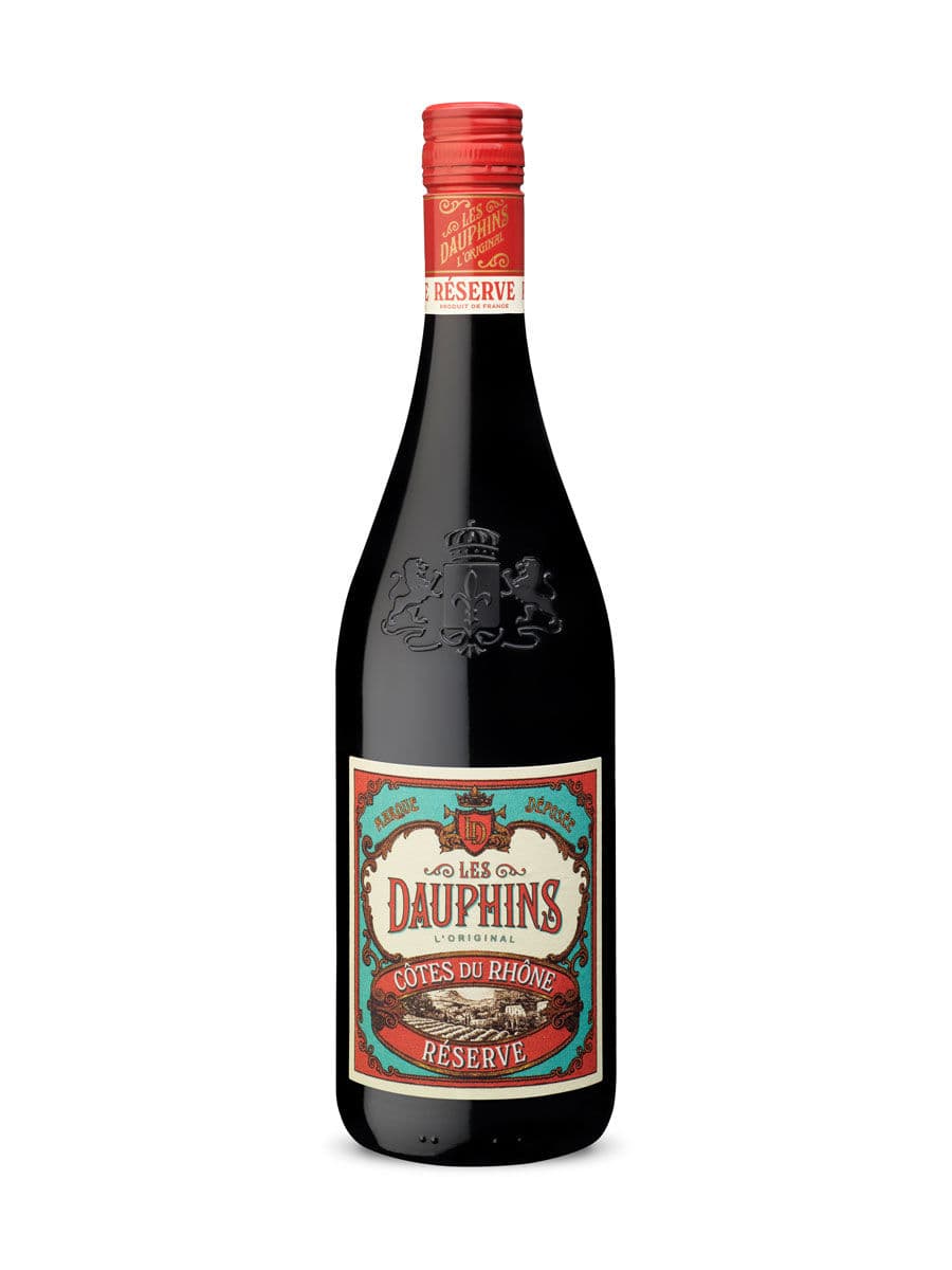 Les Dauphins Cote du Rhone Reserve Red