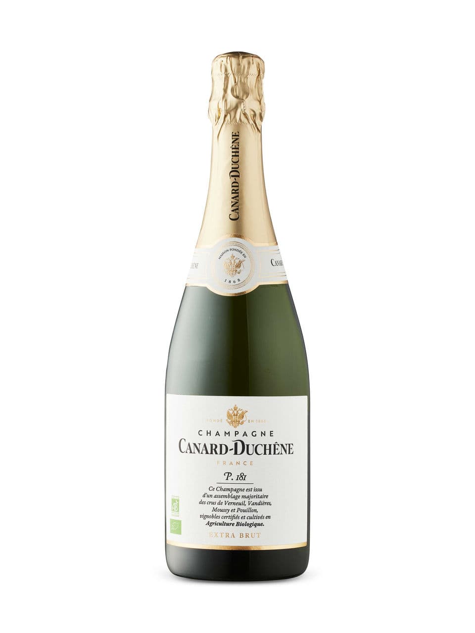 Champagne Extra Brut Canard-Duchêne P181