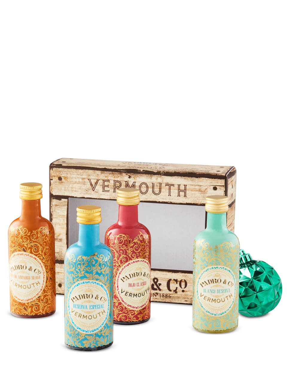 Ensemble-cadeau de minibouteilles de Vermouth Padró I Familia