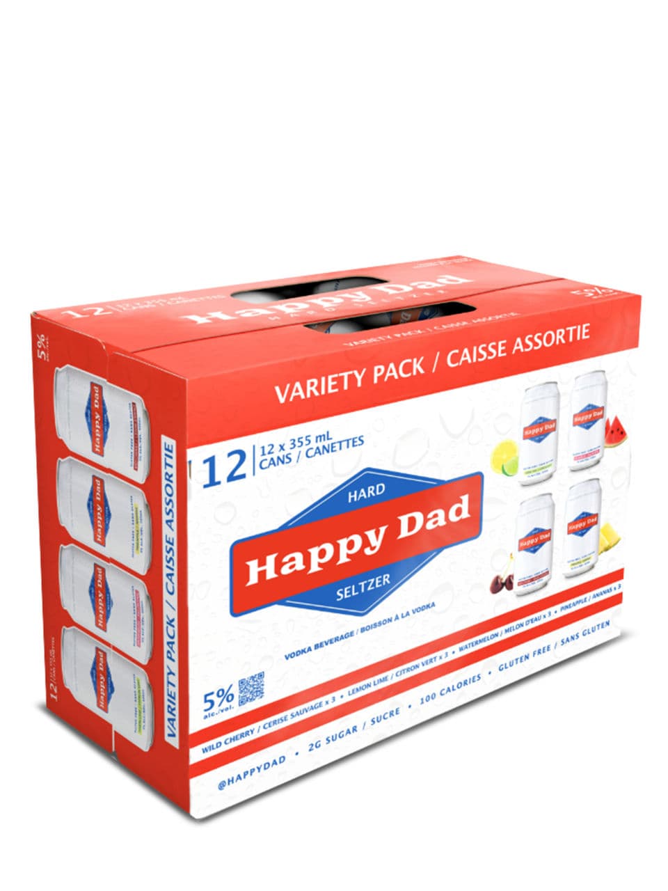 Soda alcoolisé Happy Dad (carton mixte)