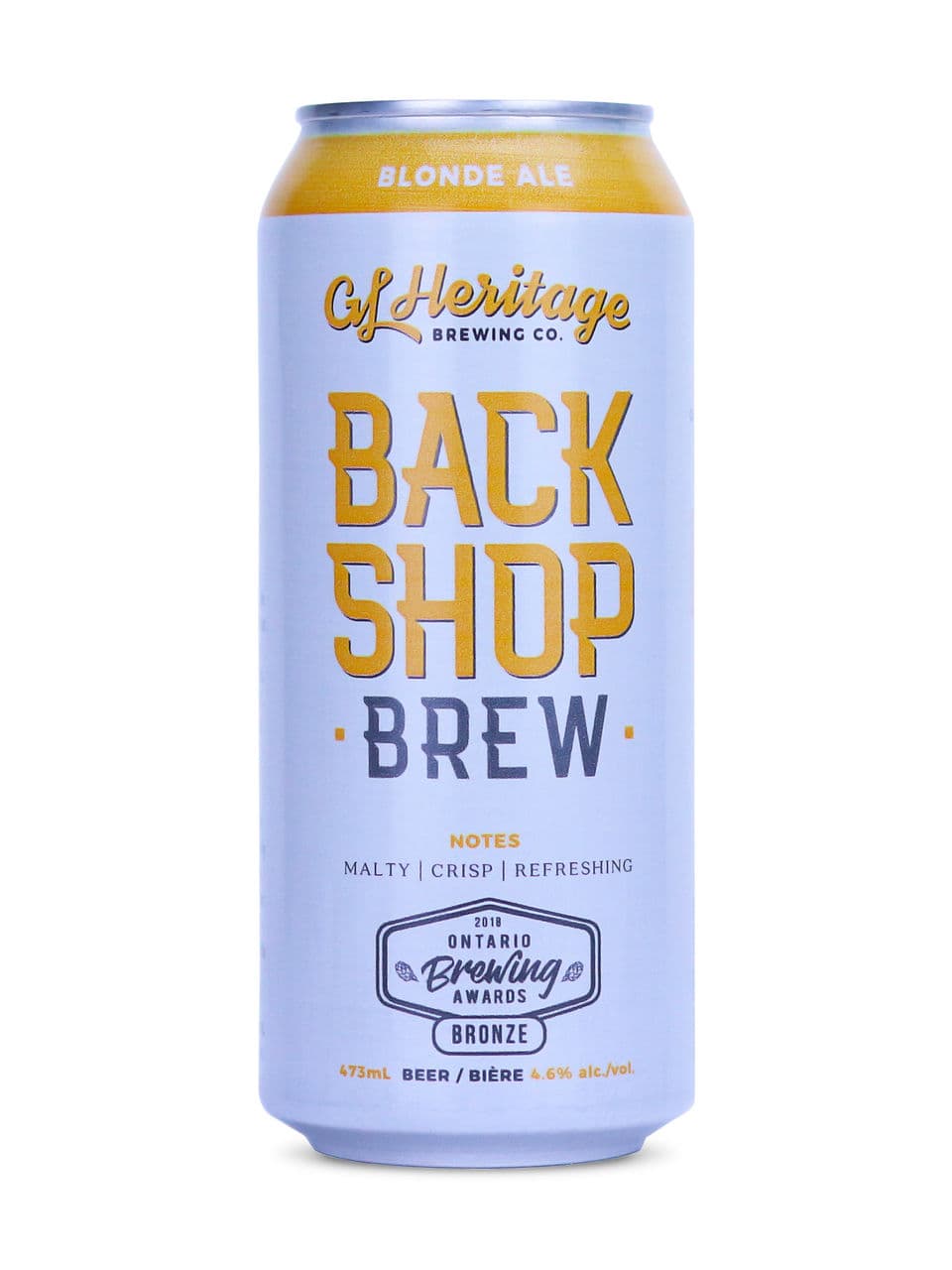 Gl Heritage Back Shop Brew Blonde Ale
