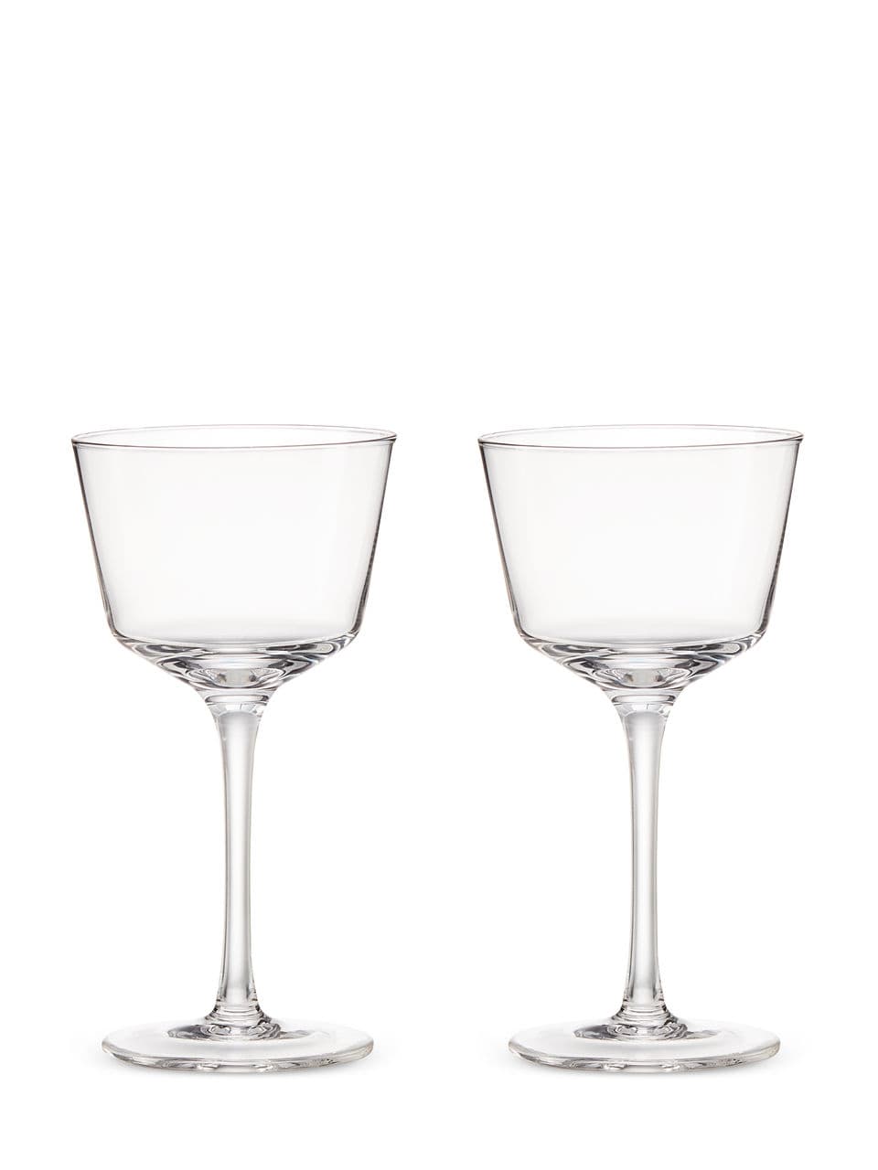Crystal Nick And Nora Glasses 2 Pack