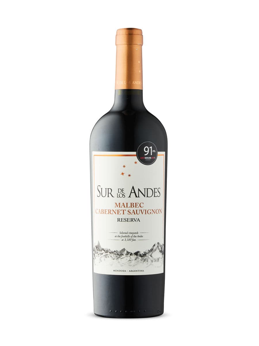 Malbec Cabernet sauvignon Reserva Sur de Los Andes 2022