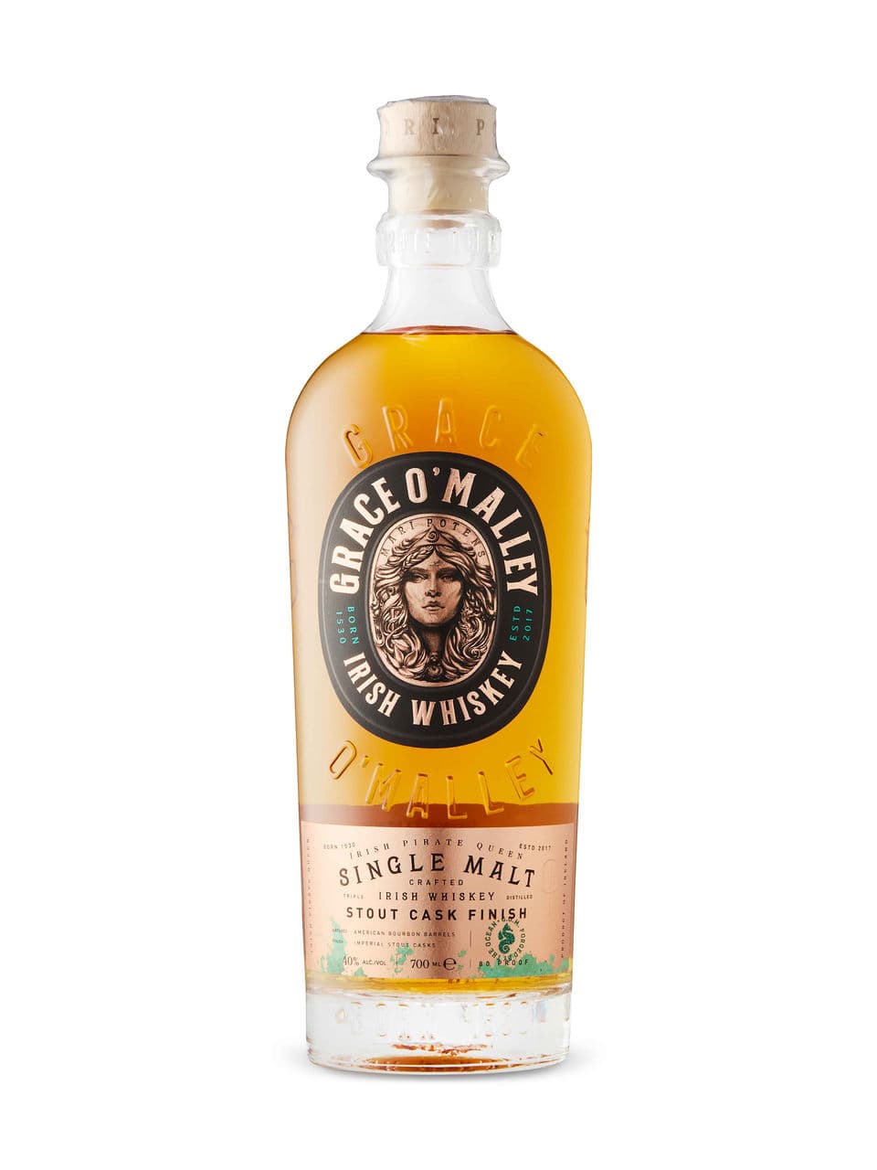 Grace O Malley Single Malt Stout Cask Whiskey