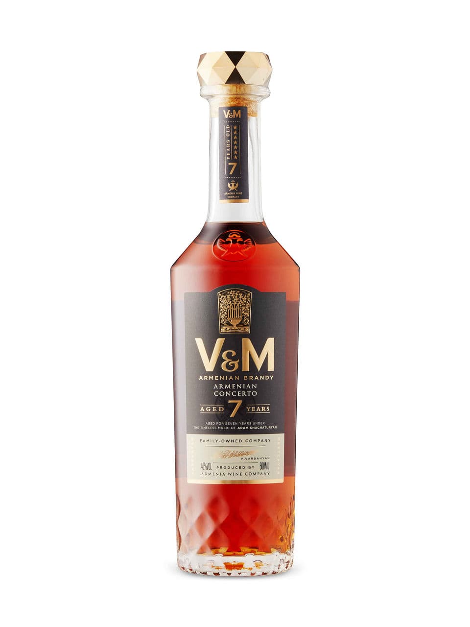 V&M 7 Year Old Armenian Brandy