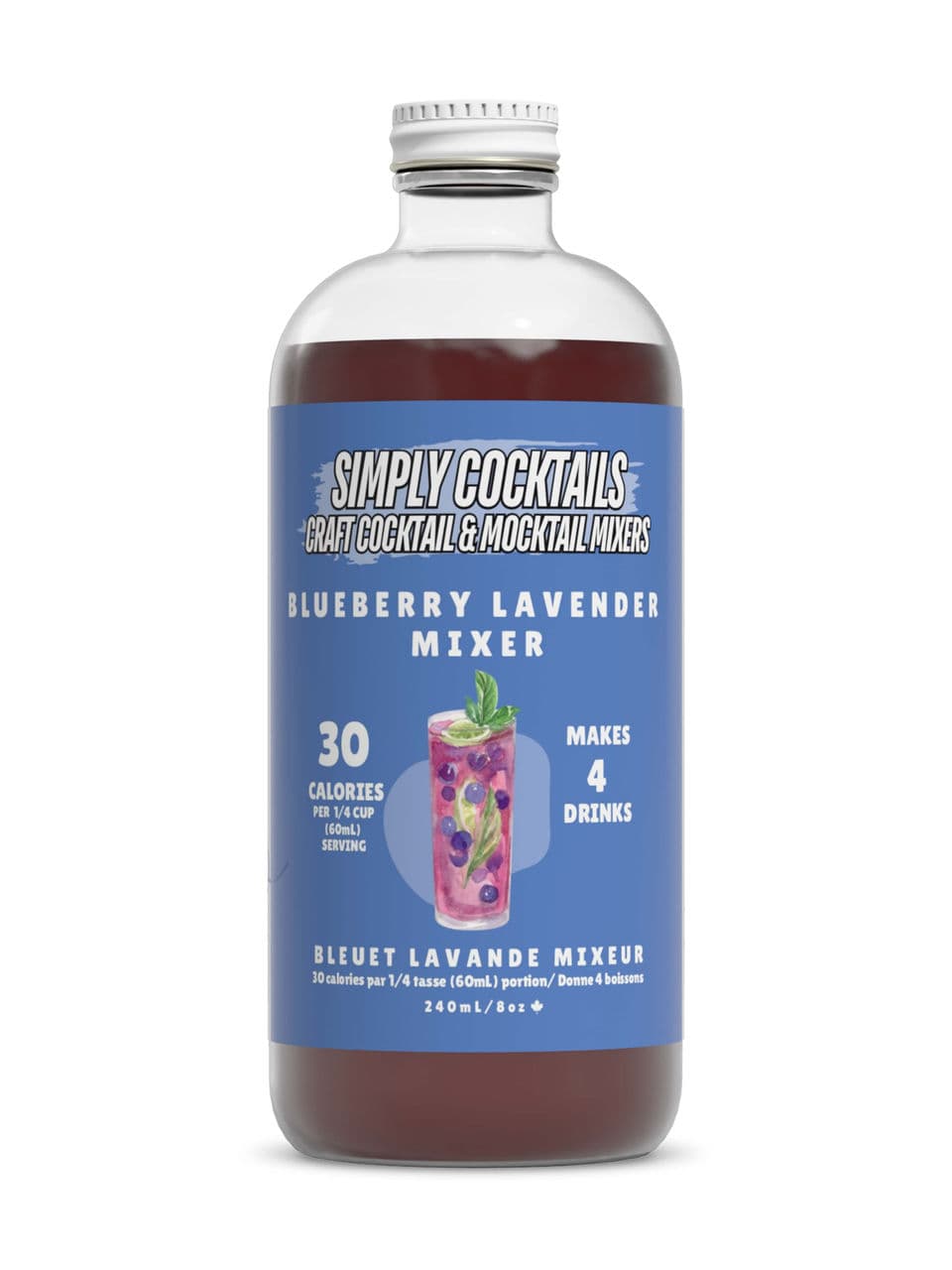 Allongeur Bleuet et lavande Simply Cocktails