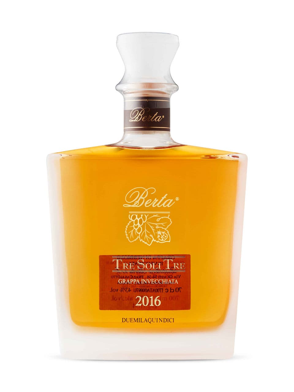 Tre Soli Tre Grappa Di Nebbiolo