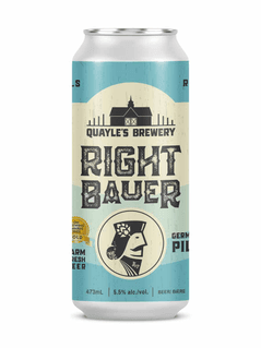 Quayle's Brewery Right Bauer German Pilsner