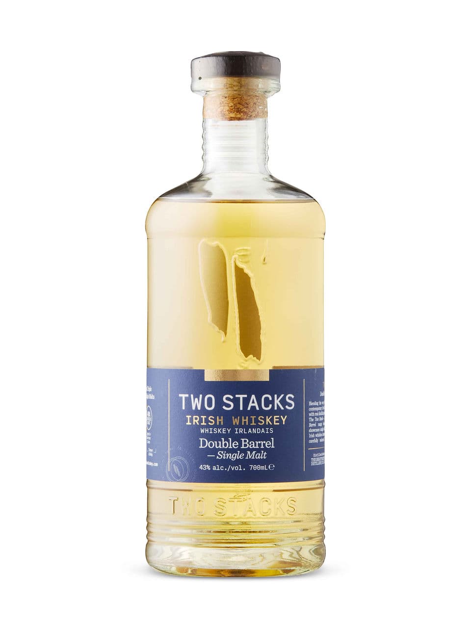 Two Stacks Irish Double Barrel Single Malt Whiskey