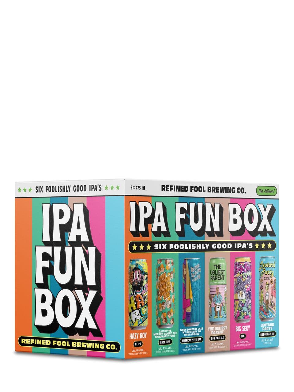 Carton mixte IPA 11e édition Refined Fool