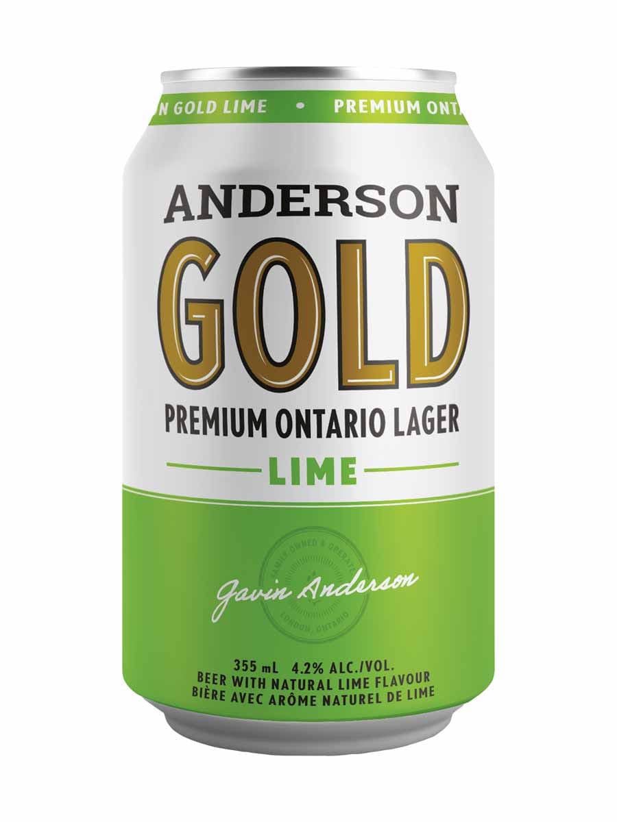 Lager Lime Gold Anderson Craft Ales