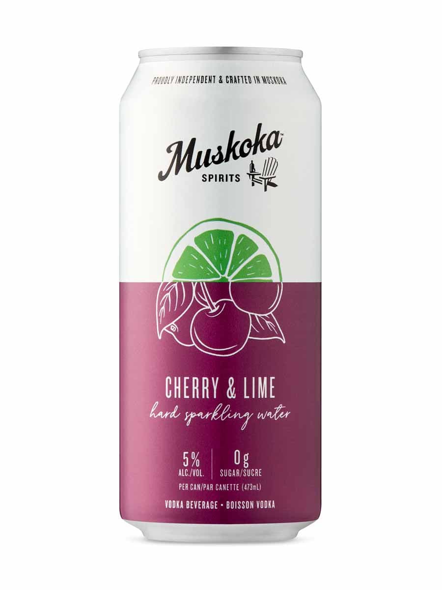 MUSKOKA SPIRITS VODKA SODA CHERRY & LIME