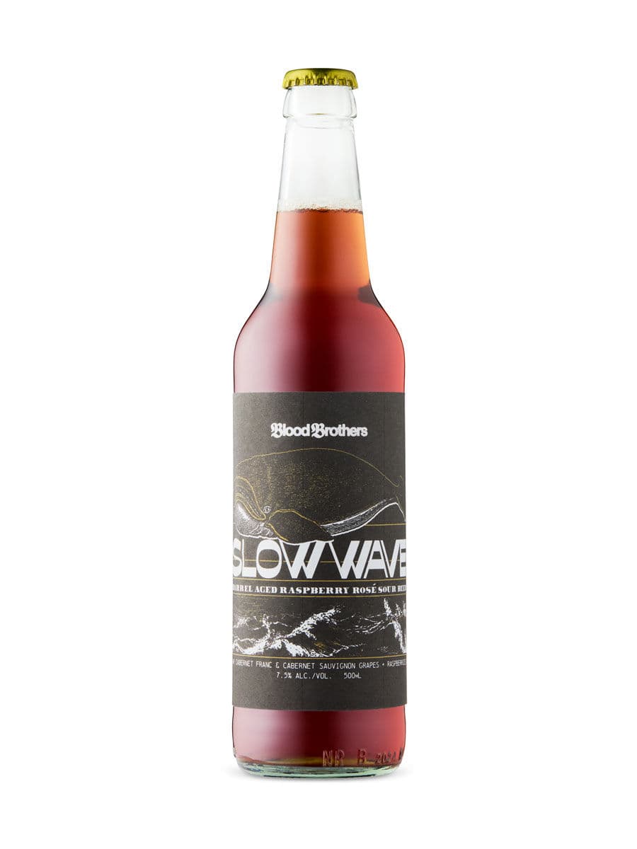 Blood Brothers Slow Wave Barrel Aged Raspberry Rosé Sour