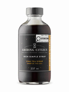 Abiding Citizen Rich Simple Syrup Chai Tea