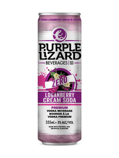 Purple Lizard Zero Sugar Loganberry Cream Soda