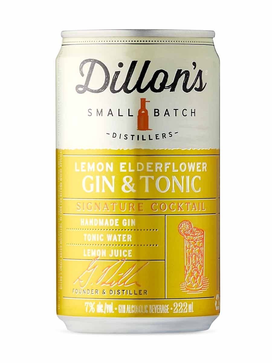 Dillon's Signature Lemon Elderflower Gin & Tonic