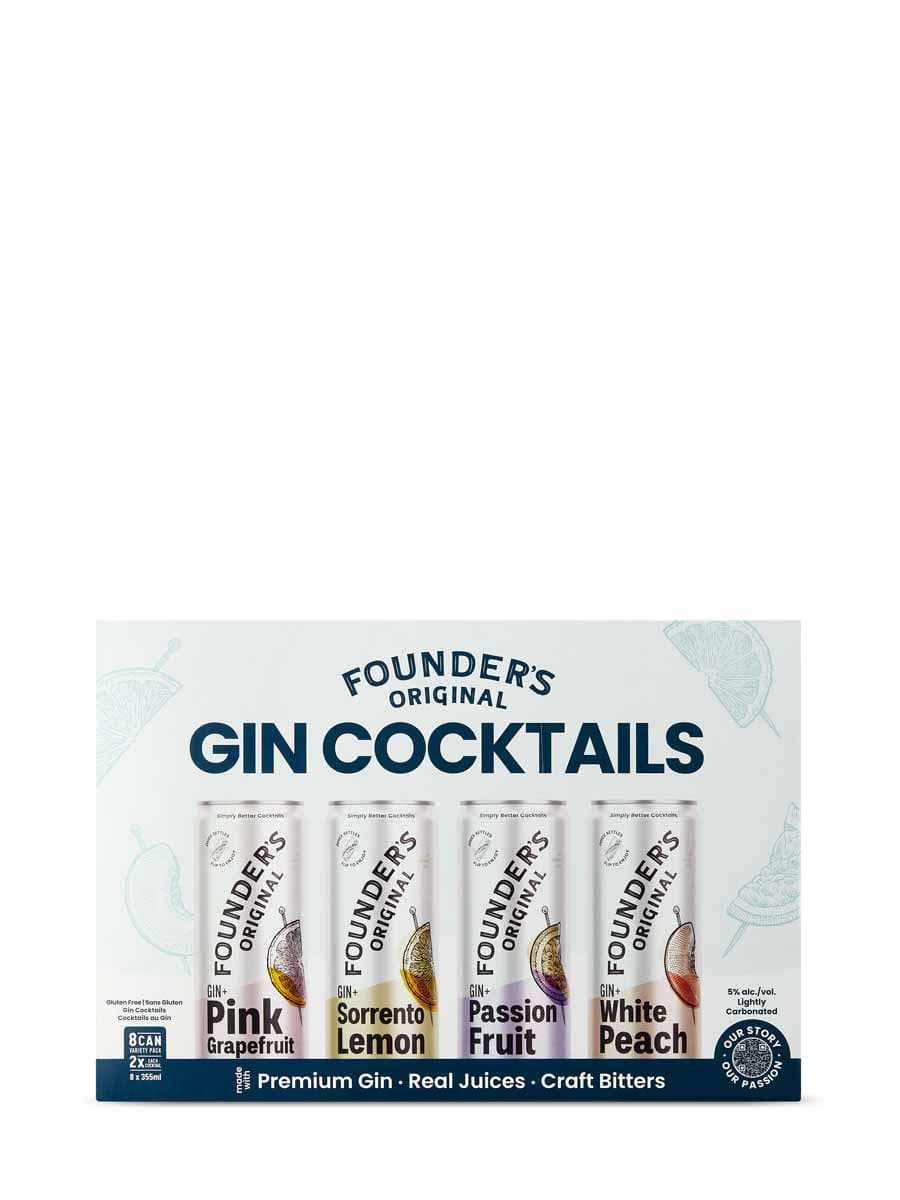 Founder's Original Gin Cocktails Variety Pack