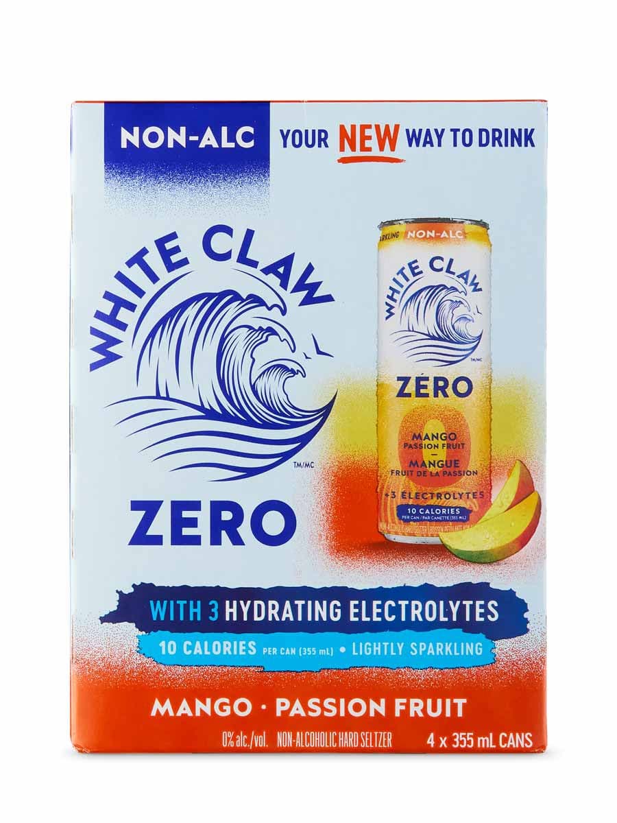 White Claw Zero Proof Mango Passion Fruit