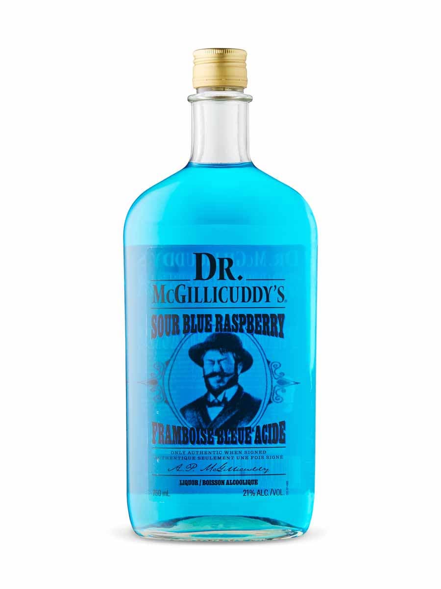 Dr Mcgillicuddy's Sour Blue Raspberry