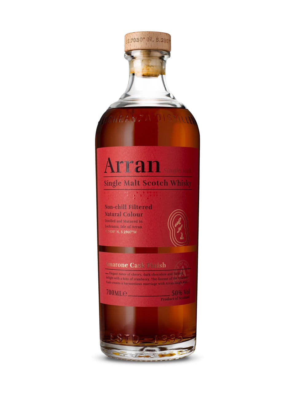 The Arran Malt Amarone Cask Finish Isle of Arran Single Malt Whisky