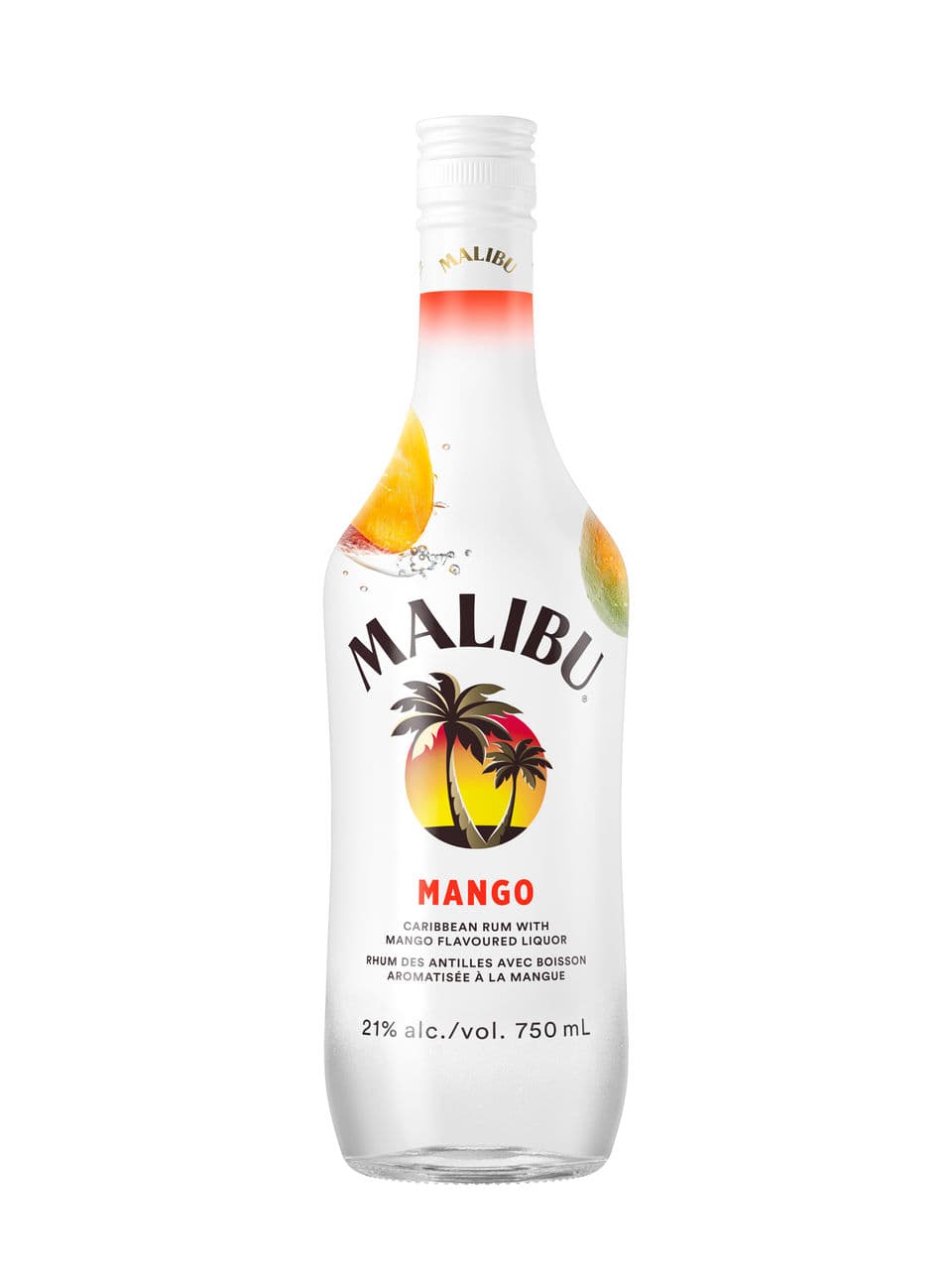 Boisson au rhum Mangue Malibu