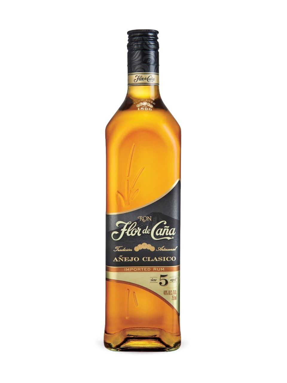 Rhum Añejo Clásico Flor de Cana 5 ans d'âge