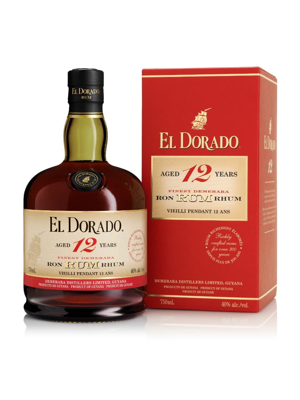 Rhum El Dorado 12 ans d'âge