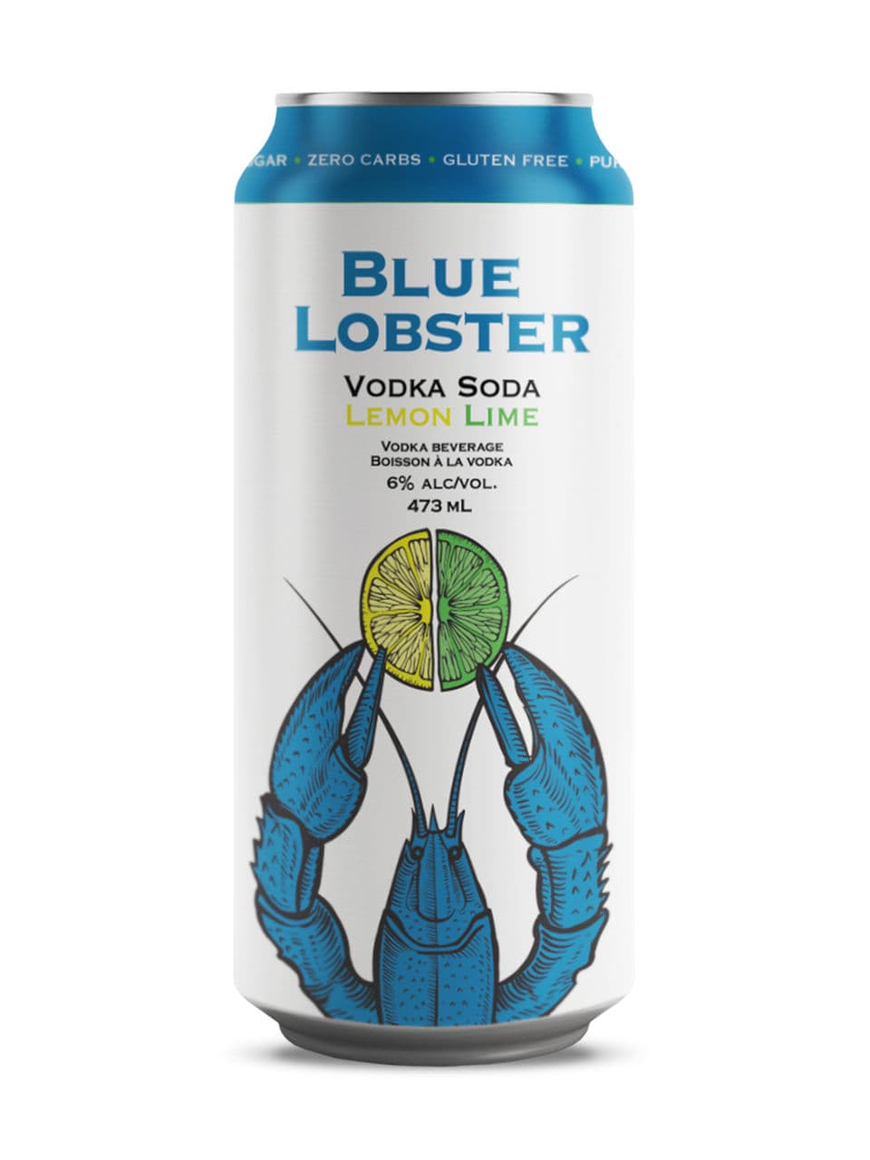 Vodka soda Citron-lime Blue Lobster