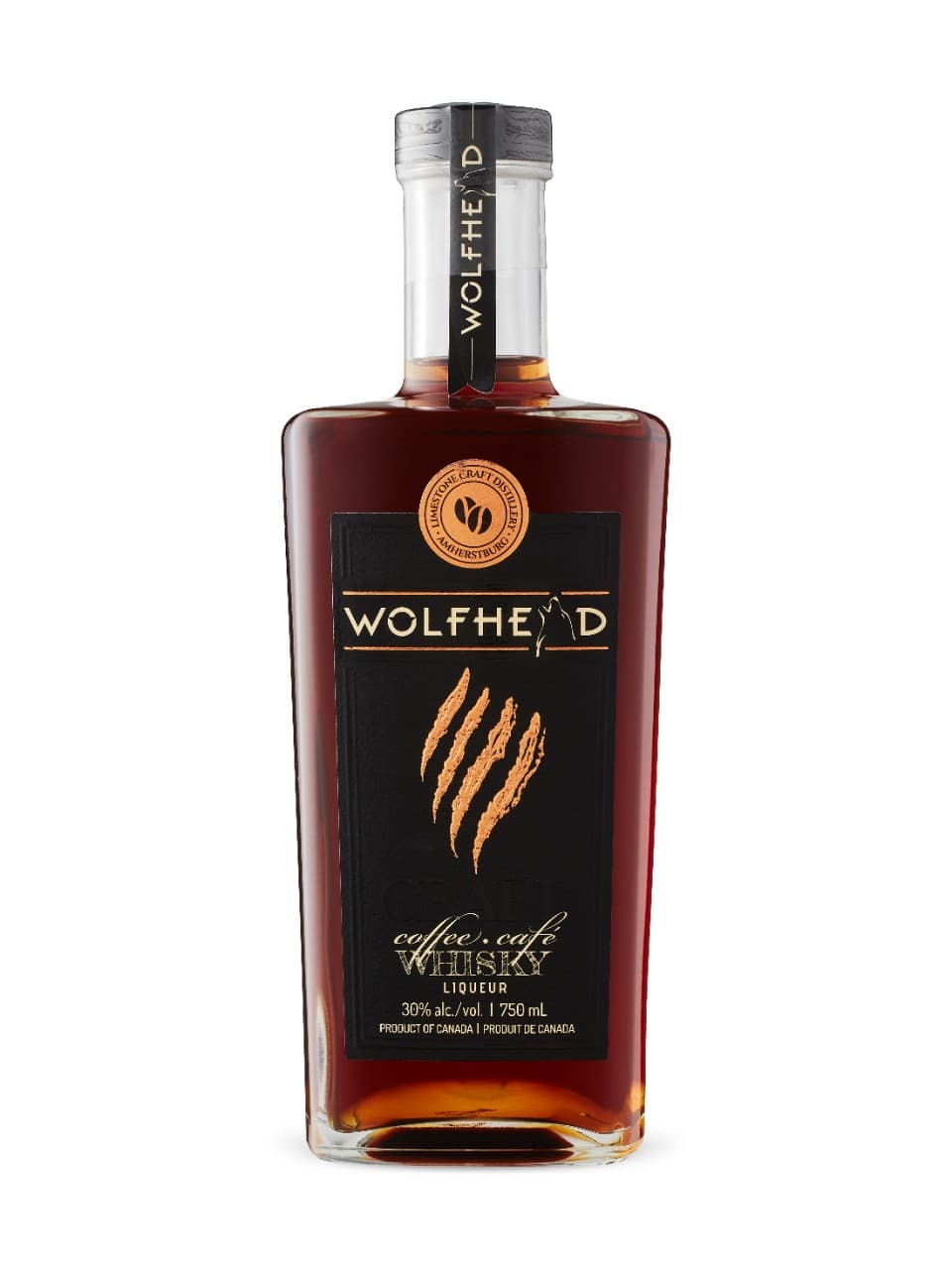 Liqueur au café et au whisky Wolfhead