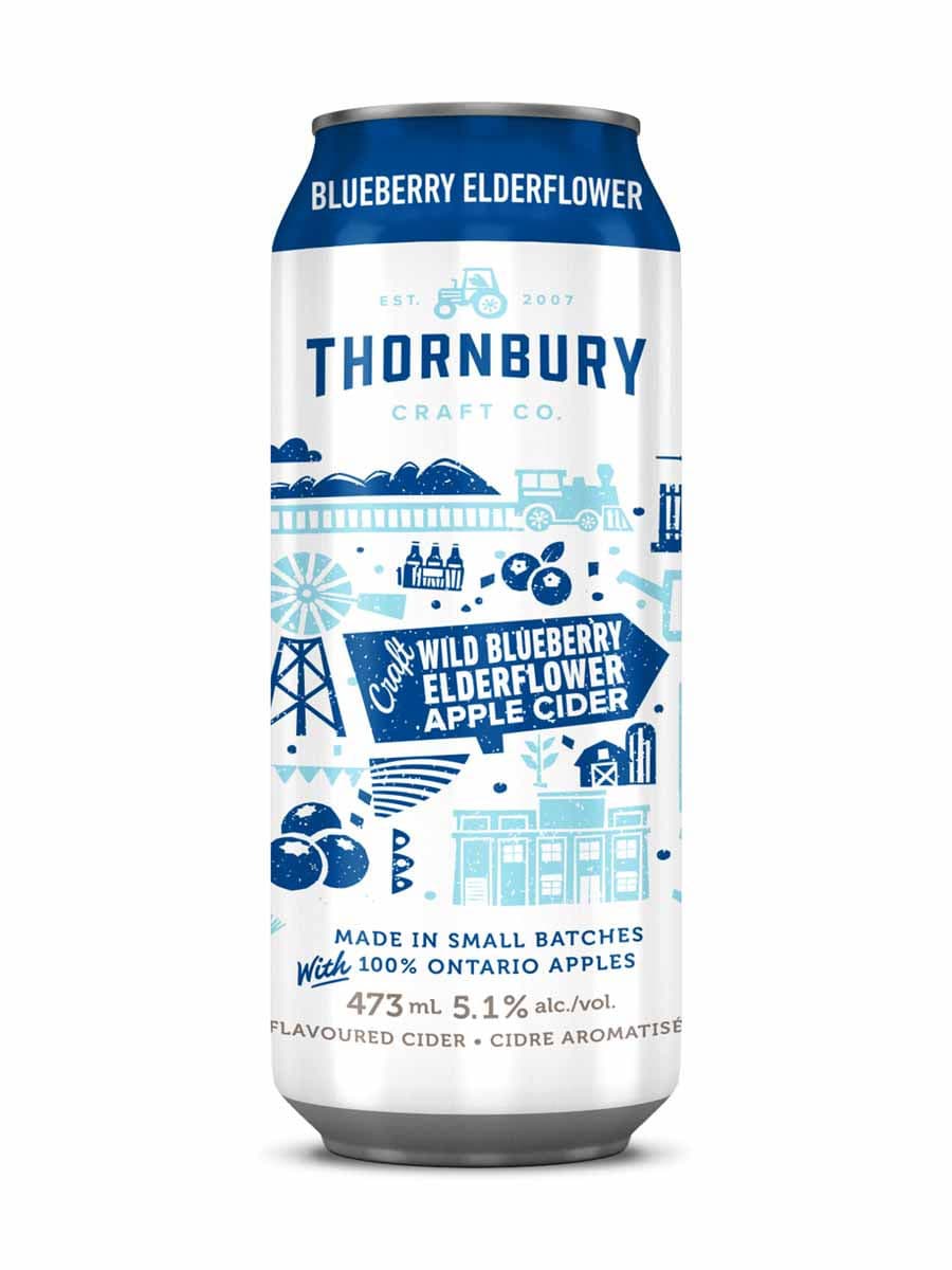 Cidre Bleuet sauvage et fleur de sureau Artisanal Thornbury