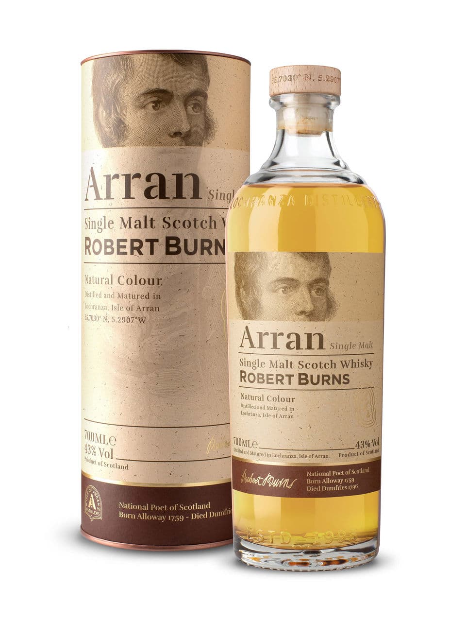 Robert Burns Arran Single Malt Scotch Whisky
