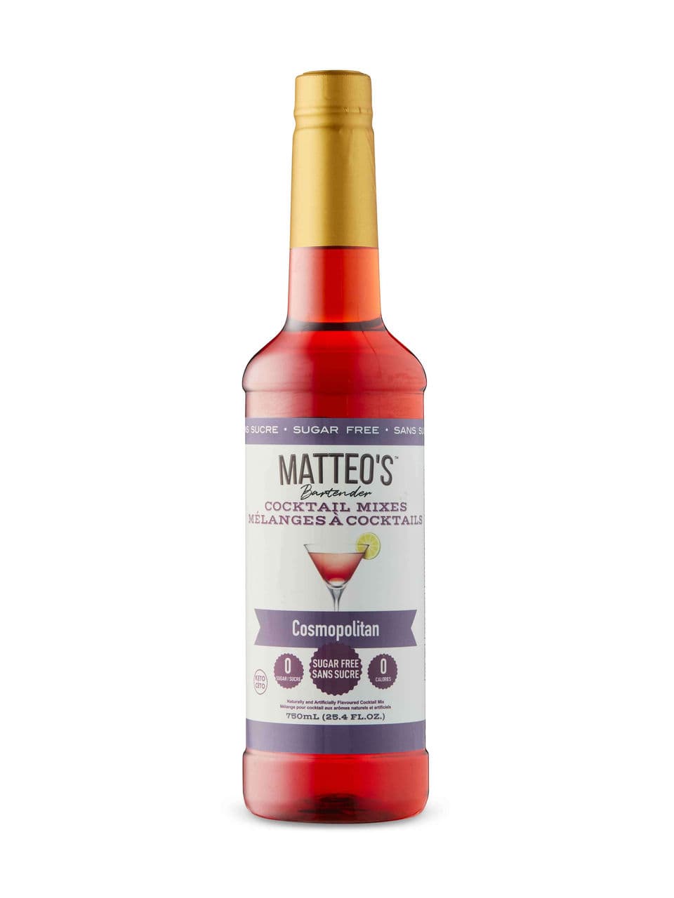 Matteo's Sugar Free Cosmopolitan Cocktail Mixer